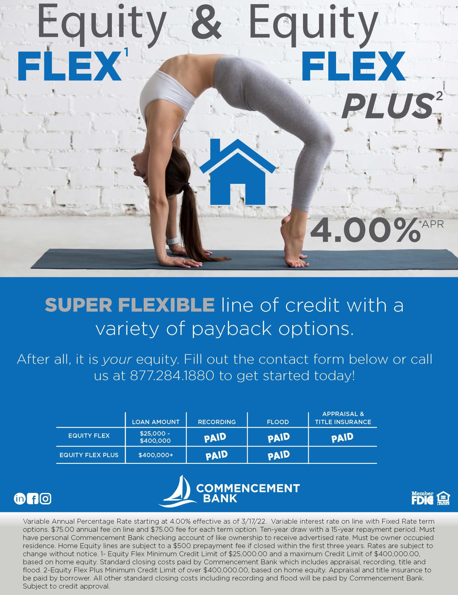 Equity Flex and Equity Flex Plus HELOC